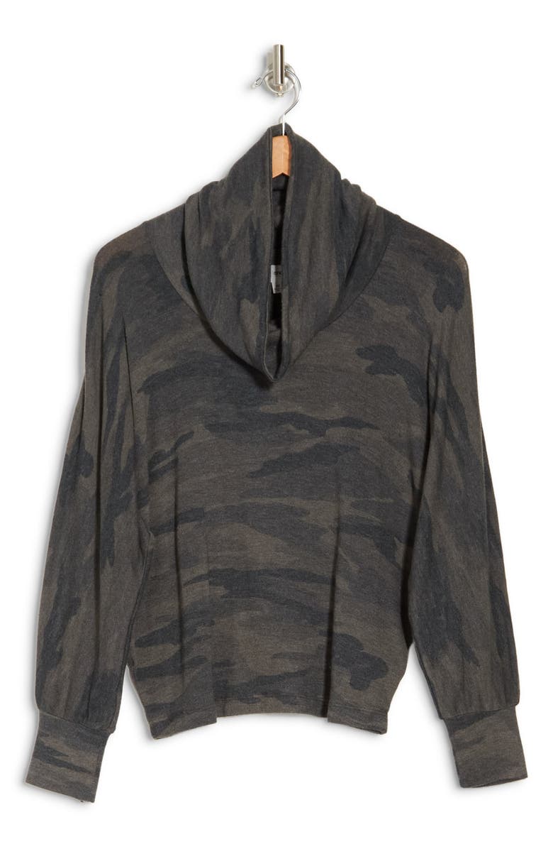 Splendid Cowl Neck Long Sleeve Knit Top, Alternate, color, 