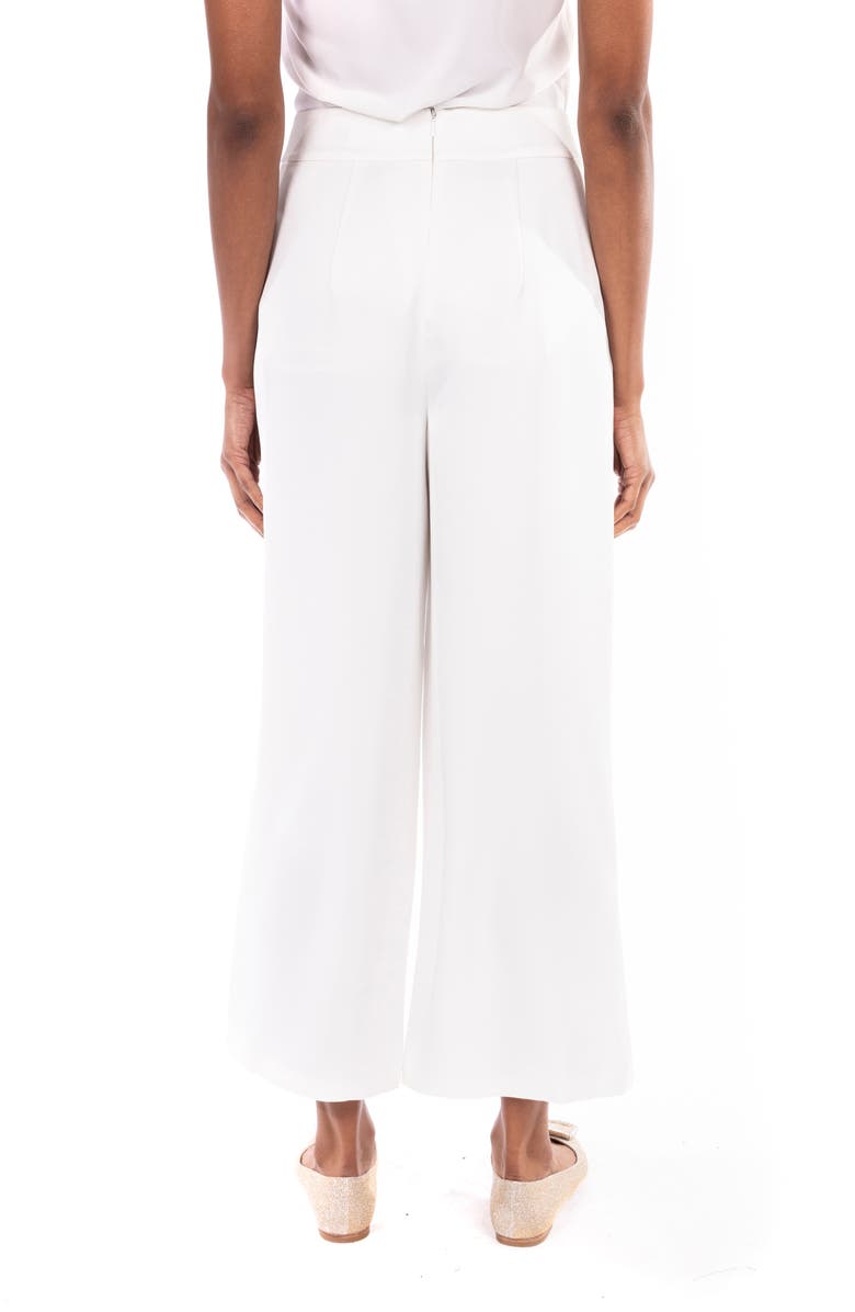 Badgley Mischka Collection Wide Leg Crop Pants, Alternate, color,