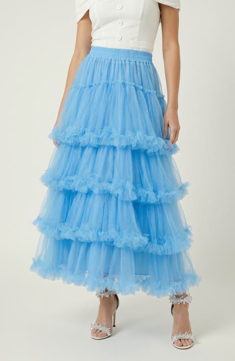 Tulle Maxi Skirt