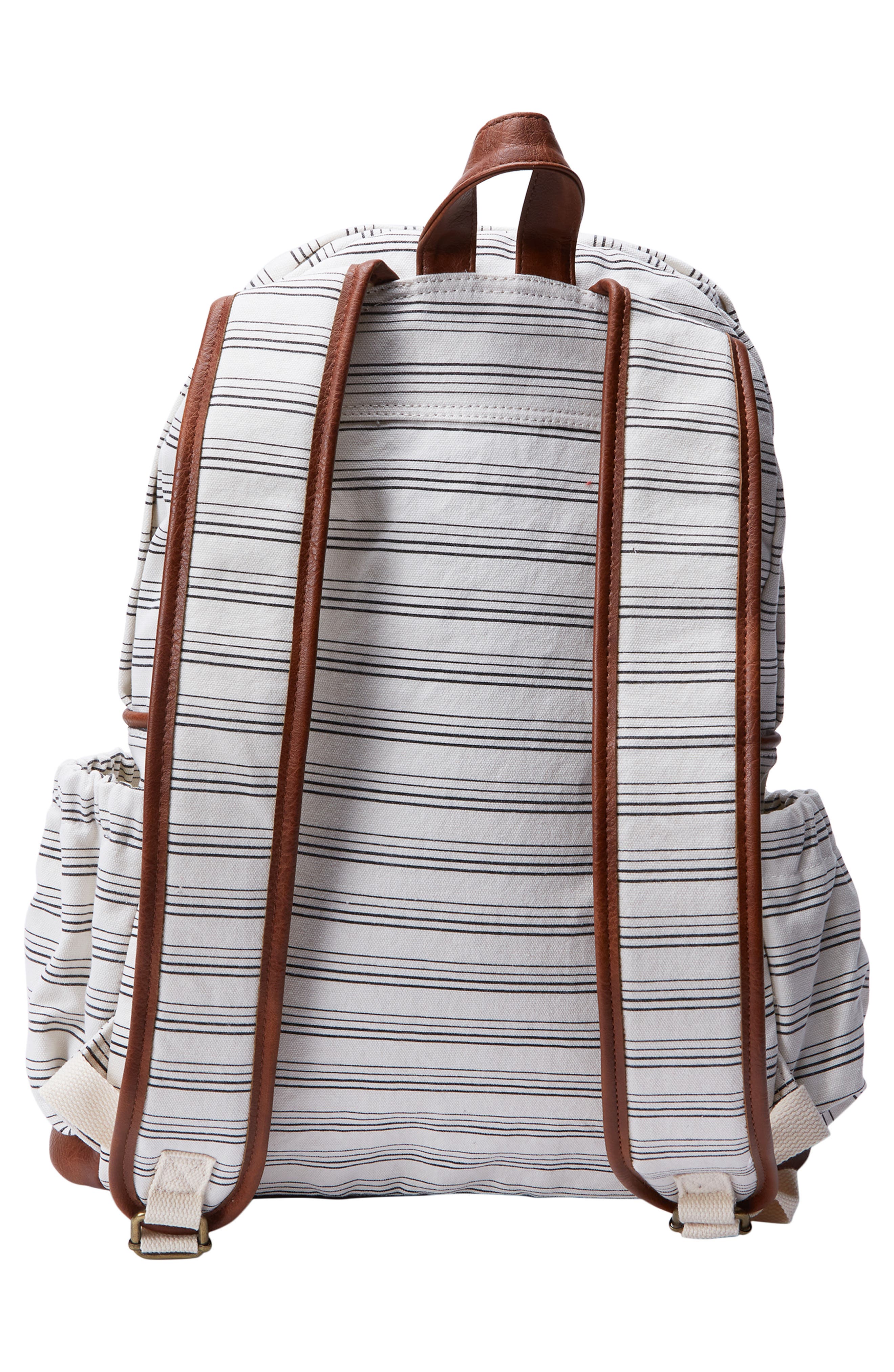 Billabong Home Abroad Stripe Canvas Backpack, Alternate, color, 