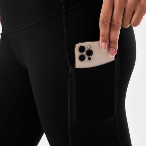 Tavi High Waisted Pocket 7/8 Legging In Black
