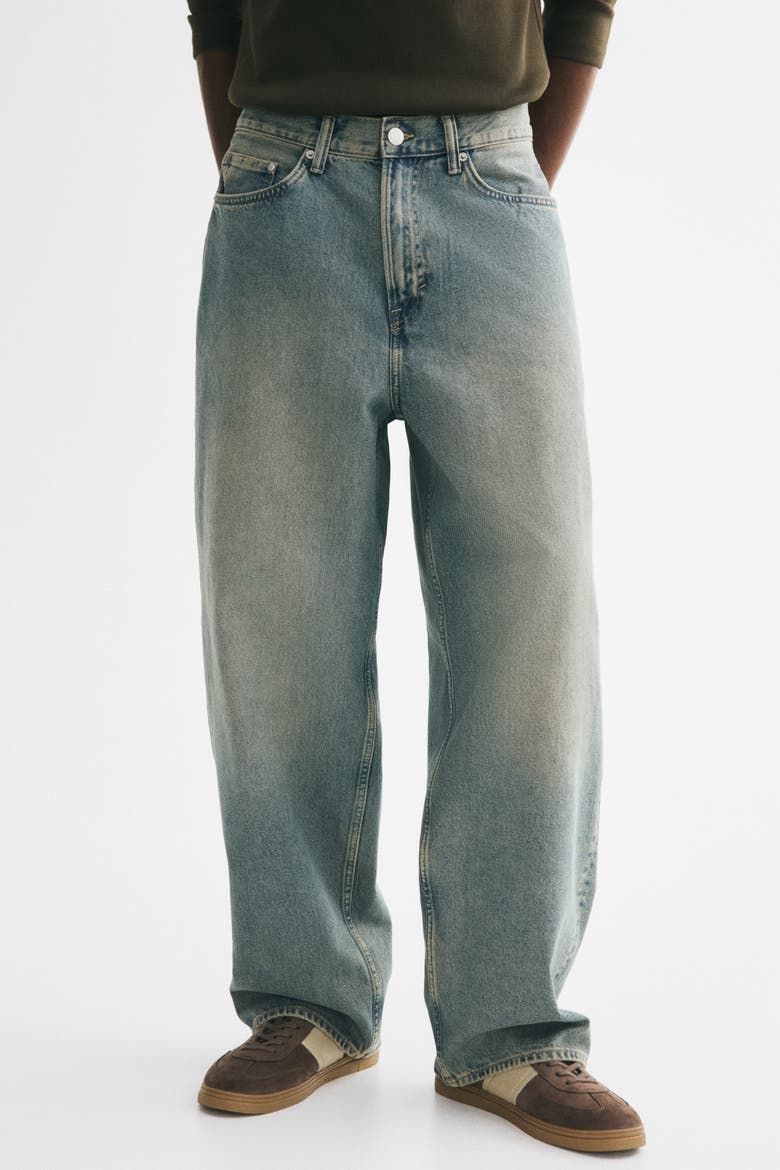 Fairfax Baggy Jeans, Alternate, color, Washed denim blue