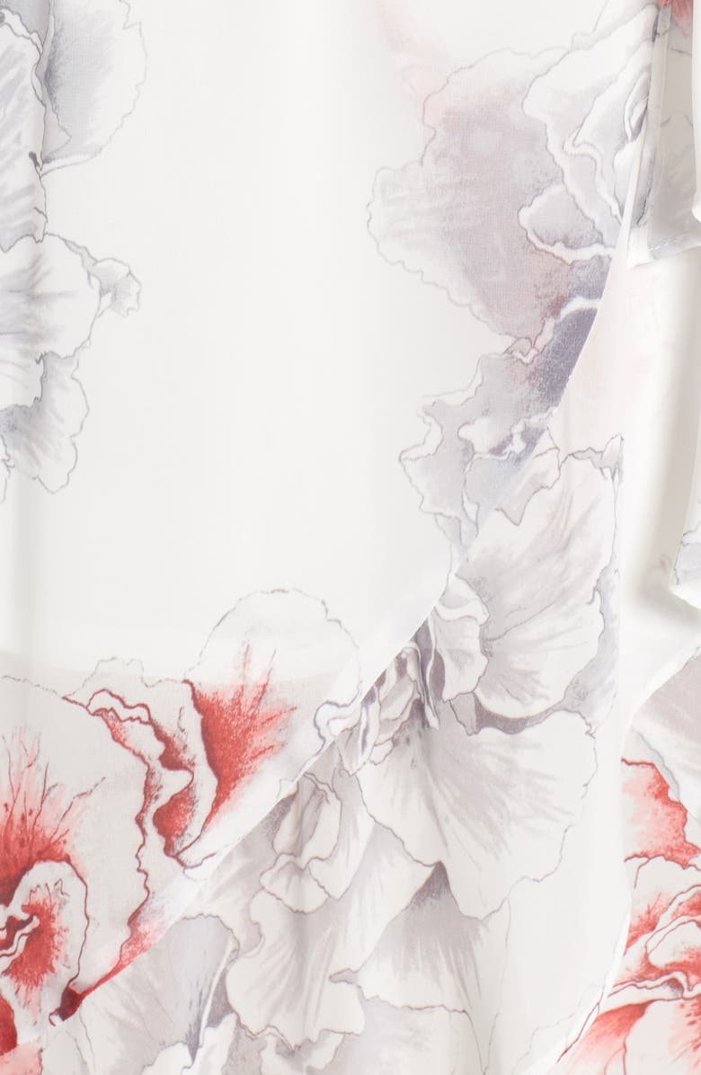 Sangria Floral Print Maxi Dress, Alternate, color,