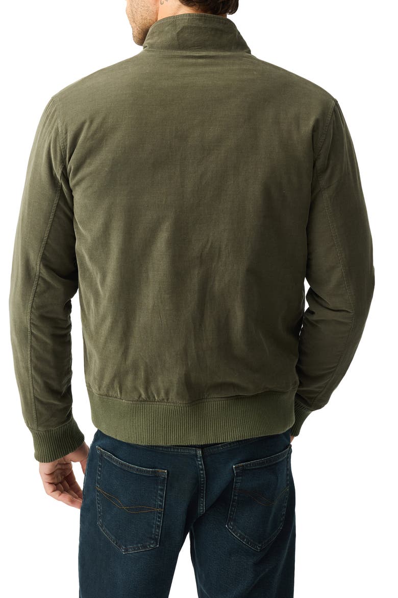 Timber Bay Cotton Corduroy Bomber Jacket, Alternate, color, MOSS