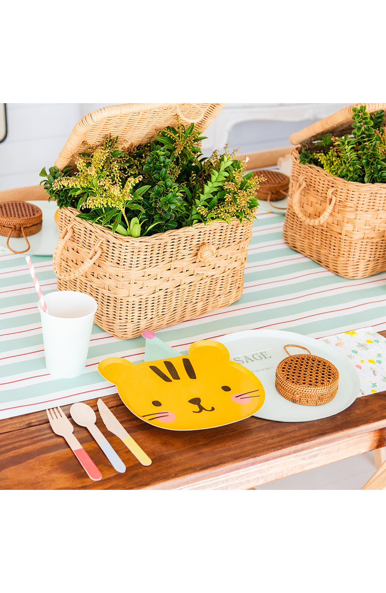 Daydream Society Little Celebrations Tiger Large Plates, Alternate, color, Assorted Pre-Pack