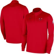 Nike Men's Nike Red Chicago Bulls 2025/26 Authentic Coaches Quarter-Zip Dri-Fit Top
