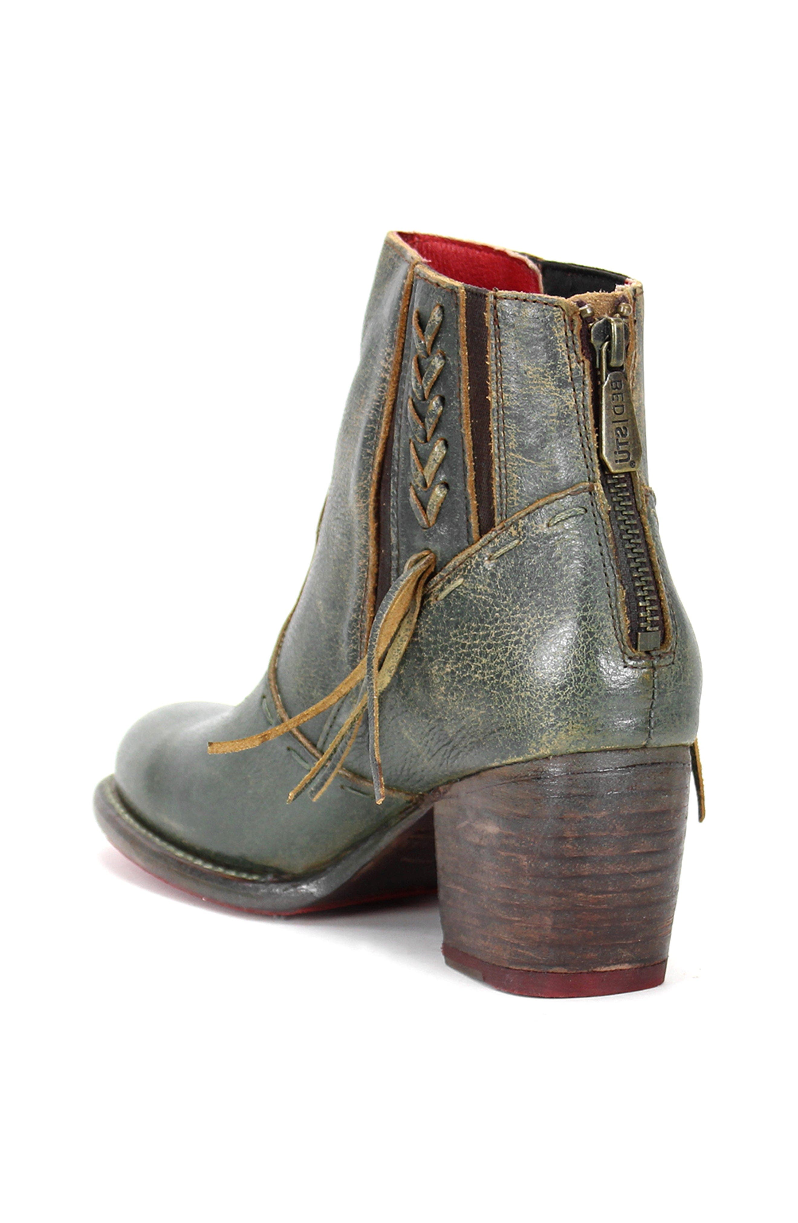 Bed Stu Celestine Western Boot, Alternate, color, Dark Teal Lux
