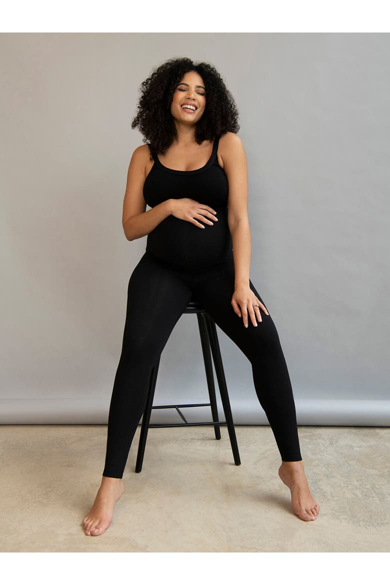 Maternity Lightweight Leggings, Alternate, color, Black