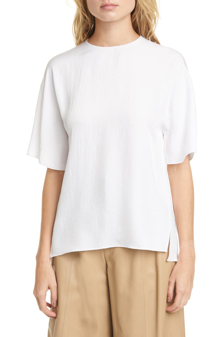 Crinkle Top, Main, color, OFF WHITE