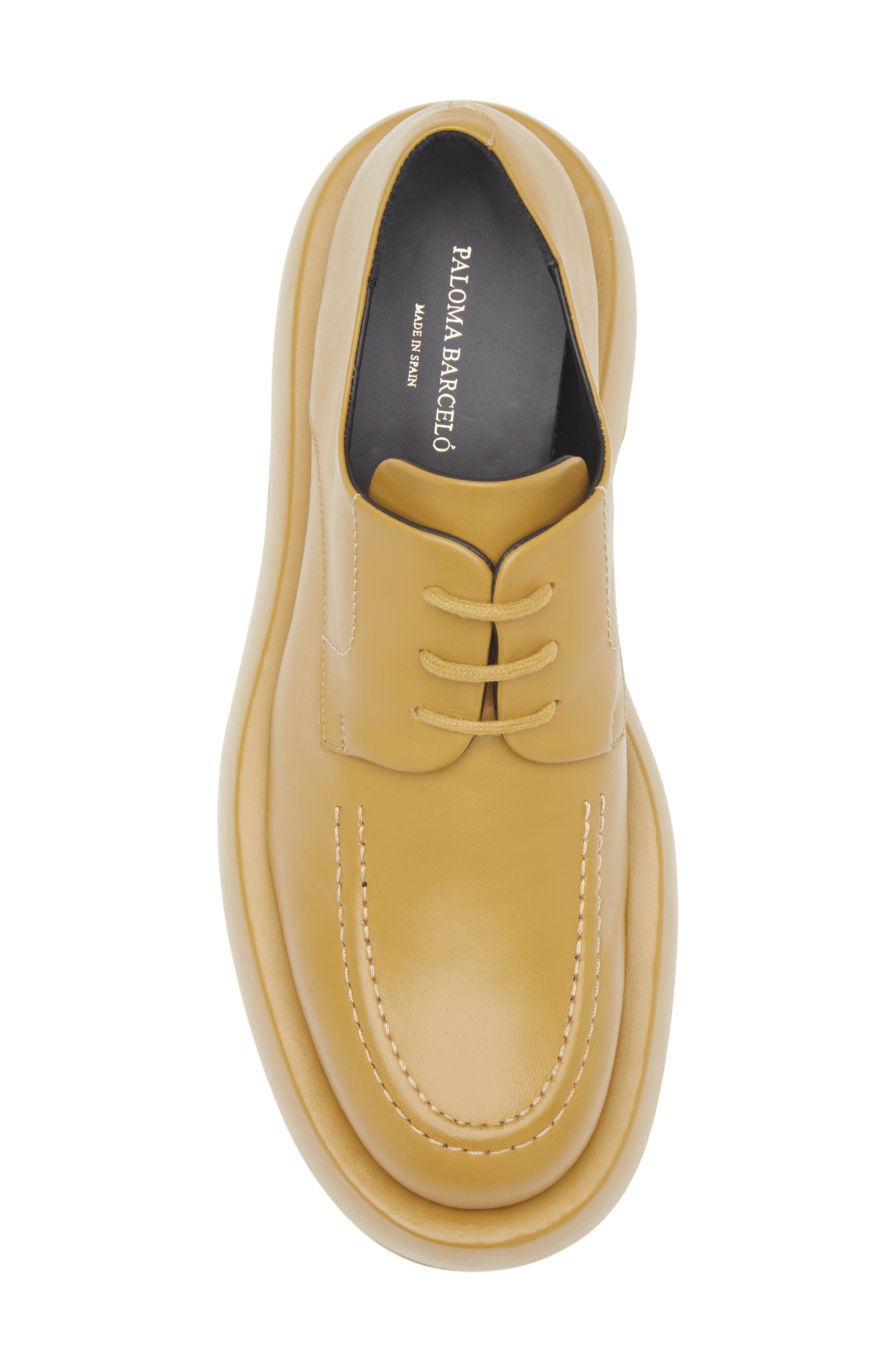 Paloma Barcelo Andy Iris Platform Derby, Alternate, color, Ochre