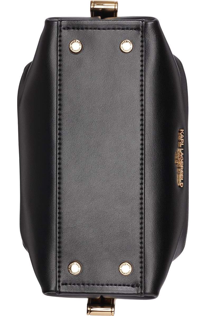 KARL LAGERFELD PARIS Charlaine Crossbody, Alternate, color, Black/Gold