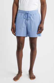 Pinstripe Seersucker Pajama Shorts