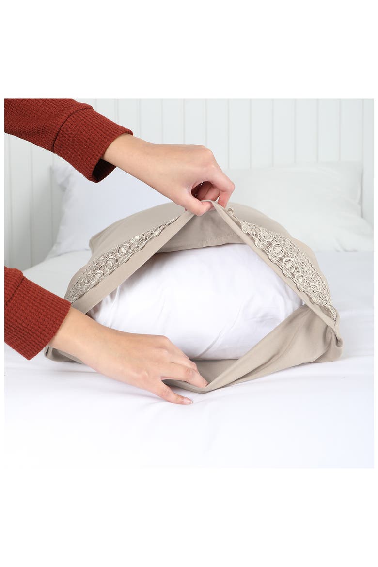 Pillow Cases, Alternate, color, BONE