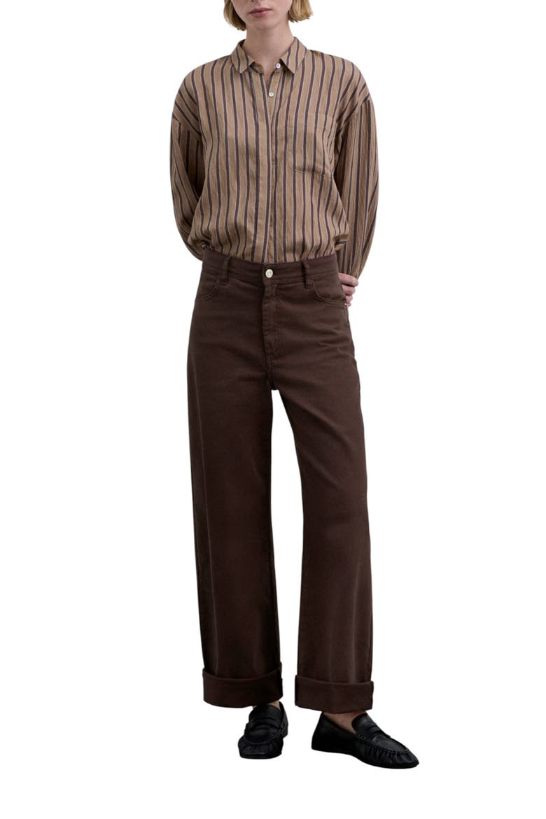 Jeans Low Detail, Alternate, color, Brown