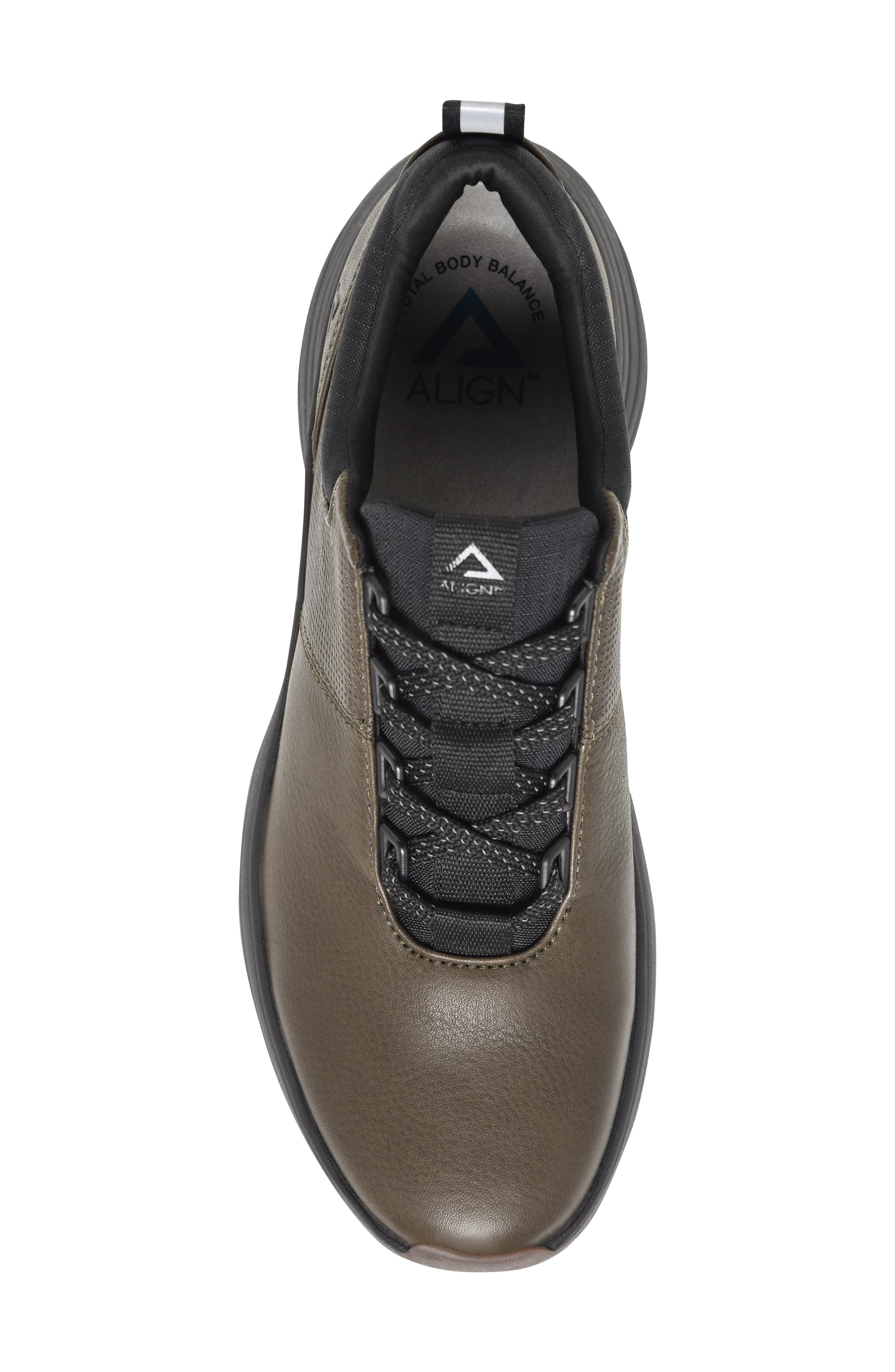 Align Tahoe Leather Sneaker - Wide Width Available, Alternate, color, Army Green