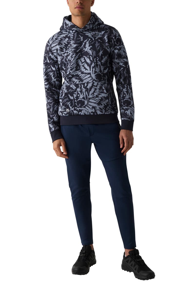 Midas Camouflage Performance Hoodie, Alternate, color, BONNEVILLE
