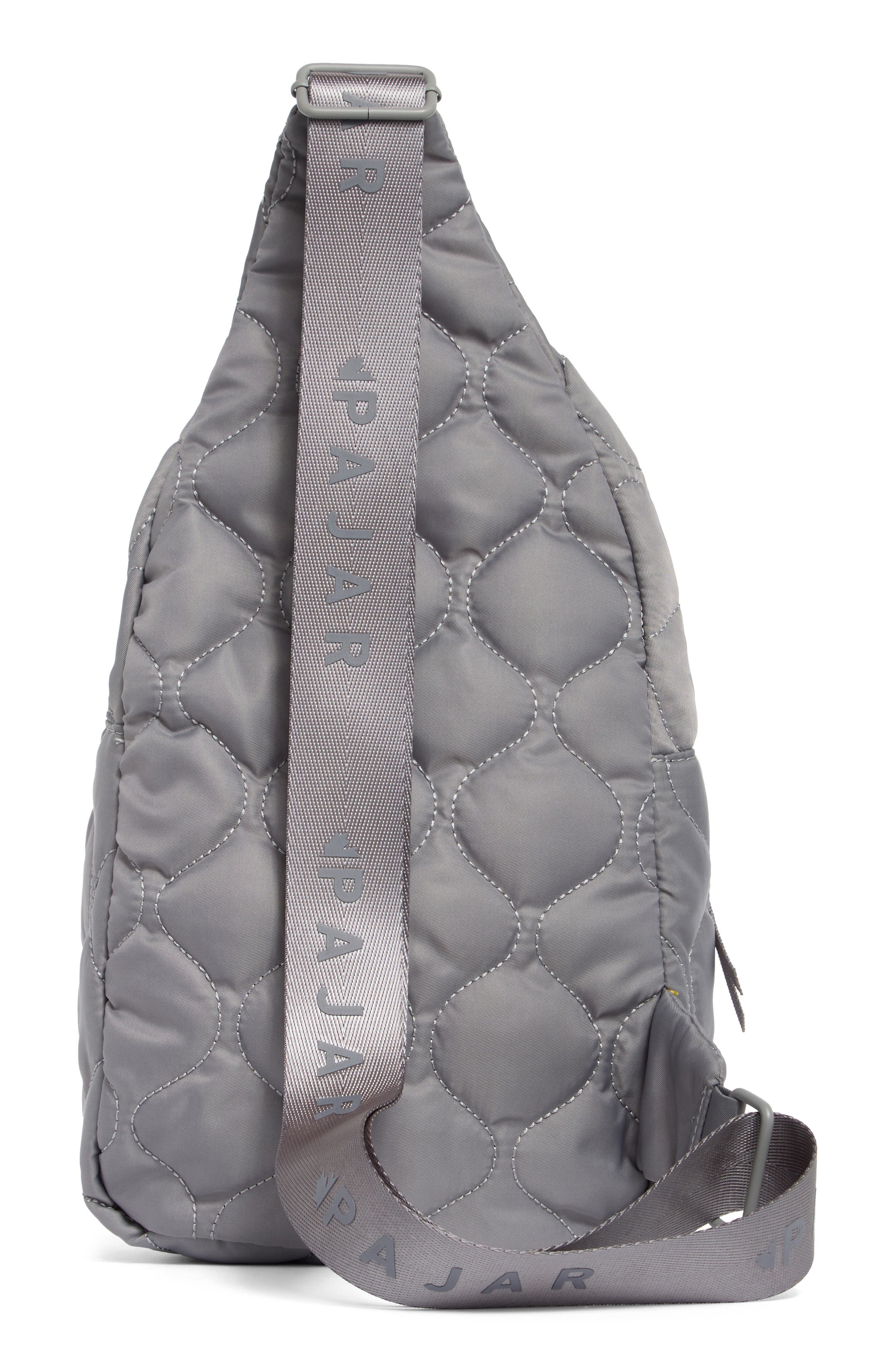 Pajar Quilted Sling Bag, Alternate, color, Grey