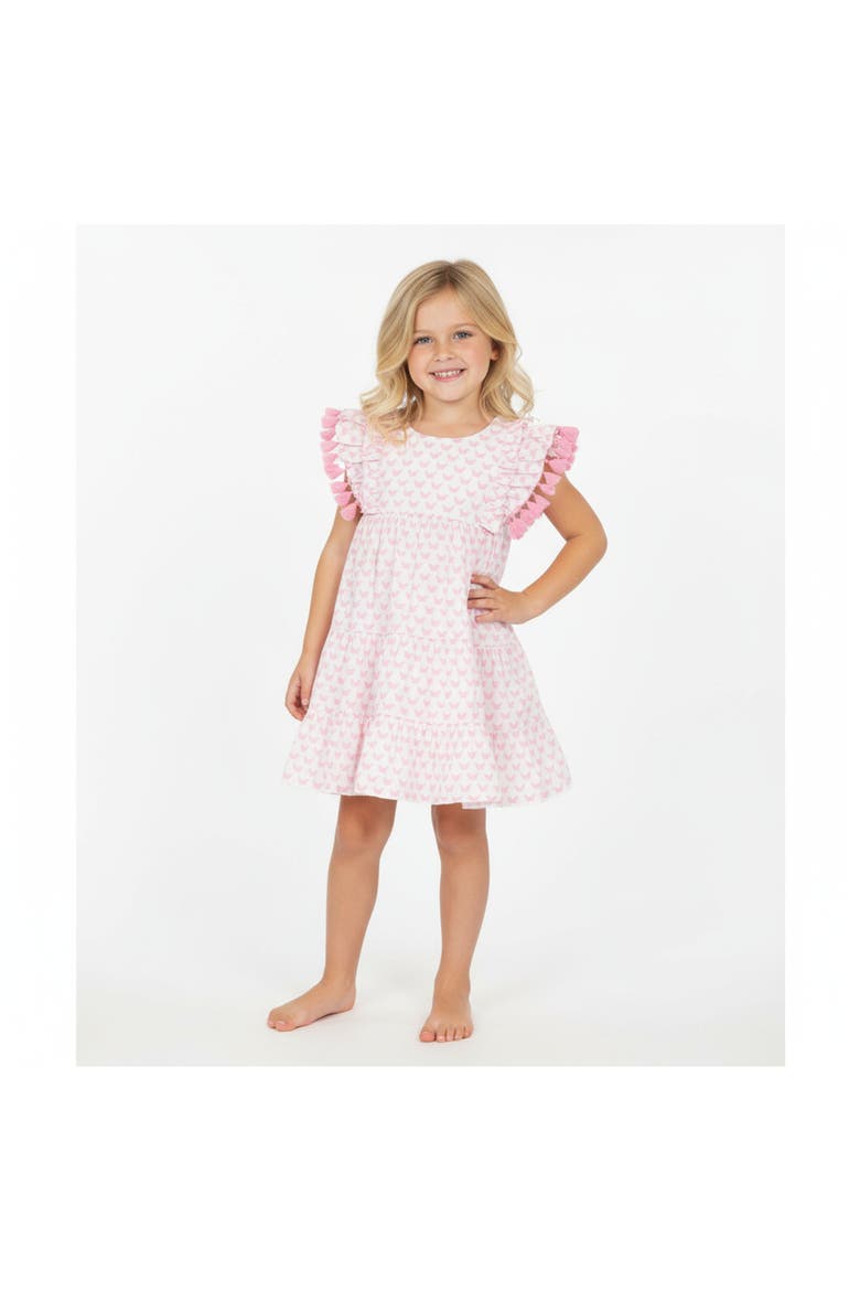 Sophie Girls Tassel Dress, Alternate, color, Light Pink