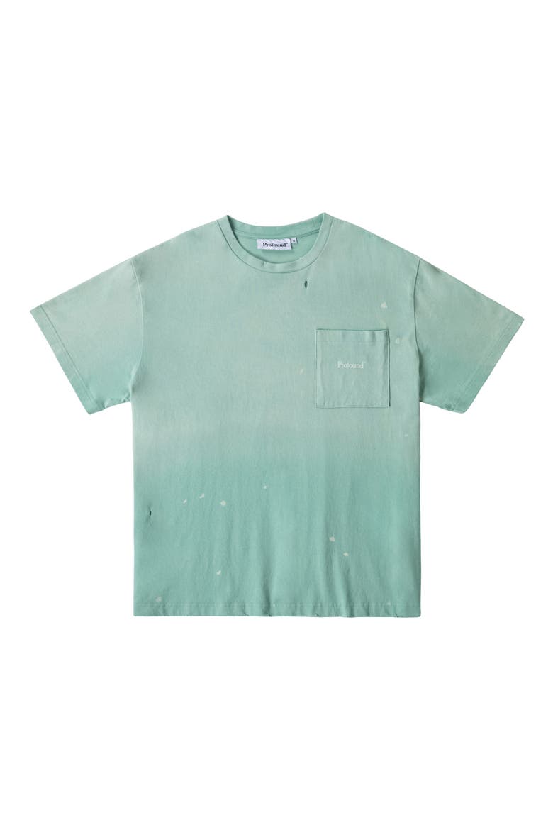 Distressed Pocket T-Shirt, Main, color, SKY