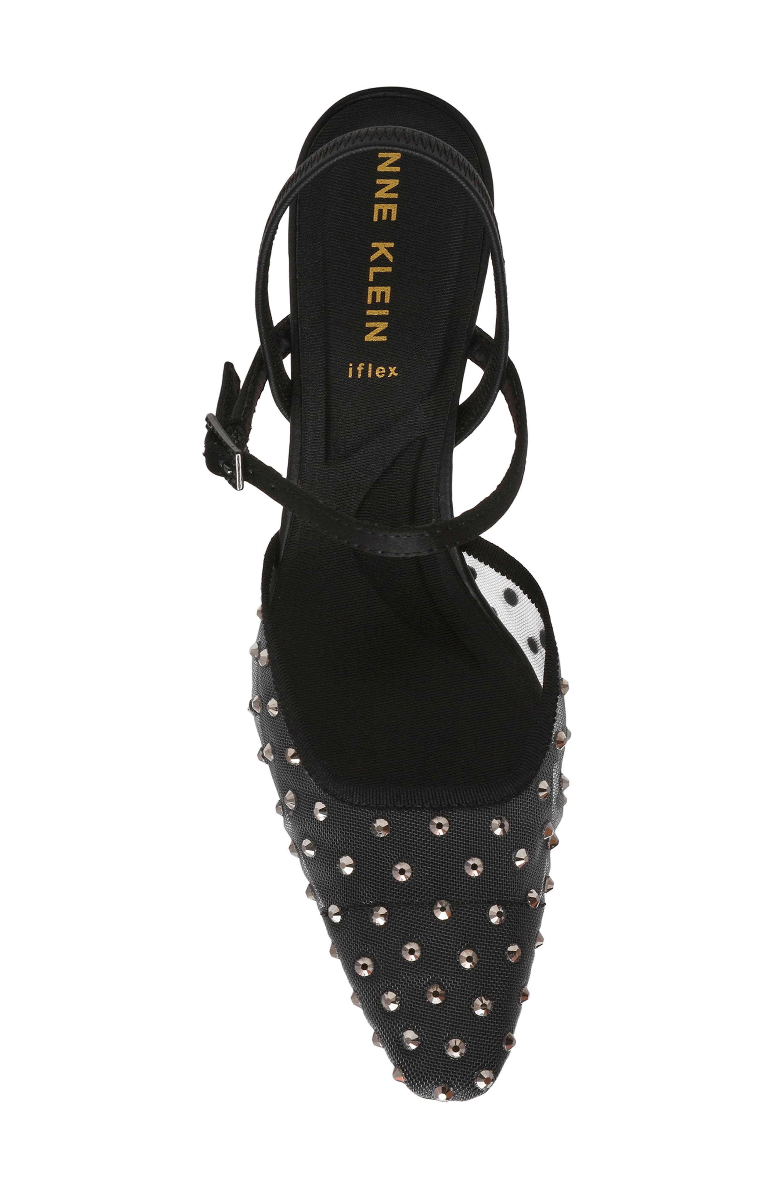 Anne Klein Rosedale Embellished Pointed Toe Pump, Alternate, color, 