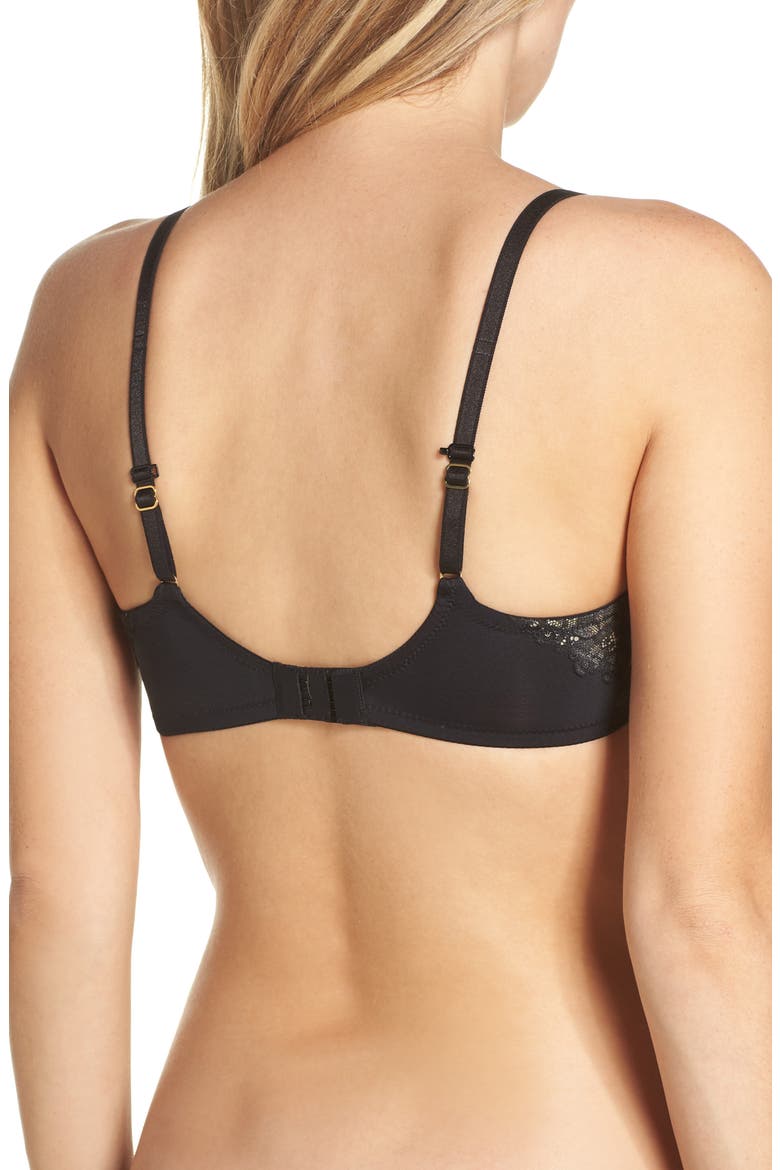 Manila Convertible Underwire Bra, Alternate, color, BLACK/ COSMETIC
