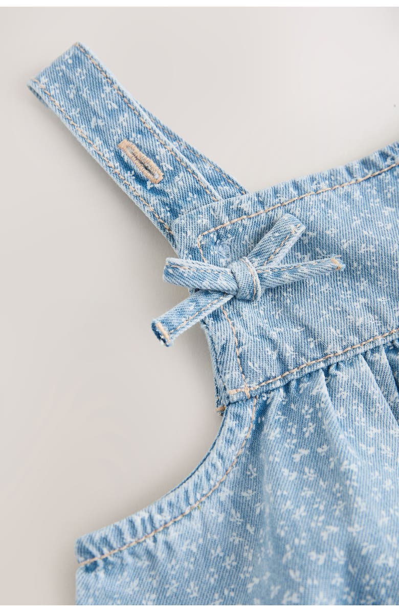 NEXT Kids' Ditsy Denim Jumpsuit, Alternate, color, Blue