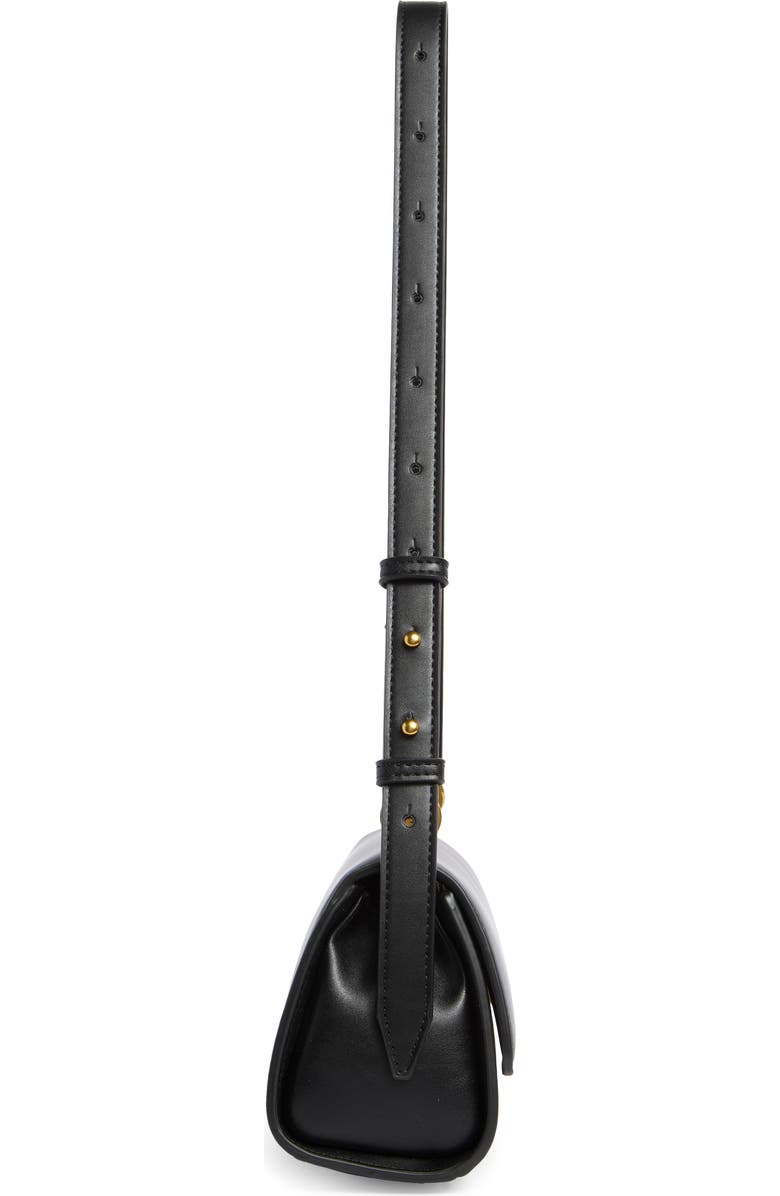 BCBG Sleek Angled Shoulder Bag, Alternate, color, Black