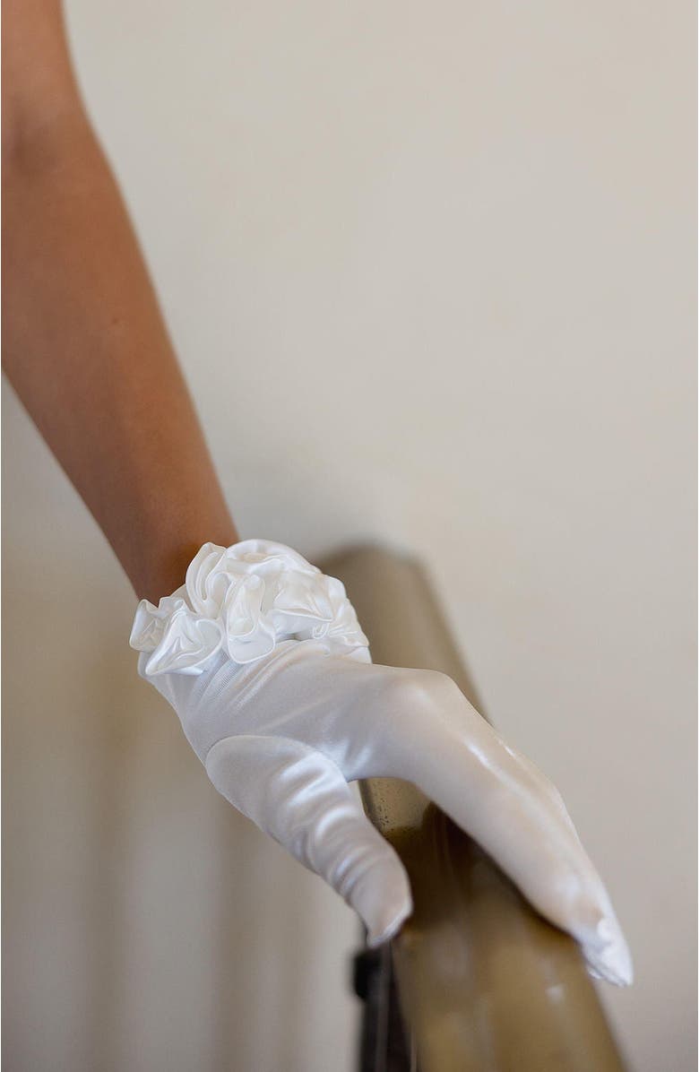 Untamed Petals Rosey Gloves, Alternate, color, Ivory