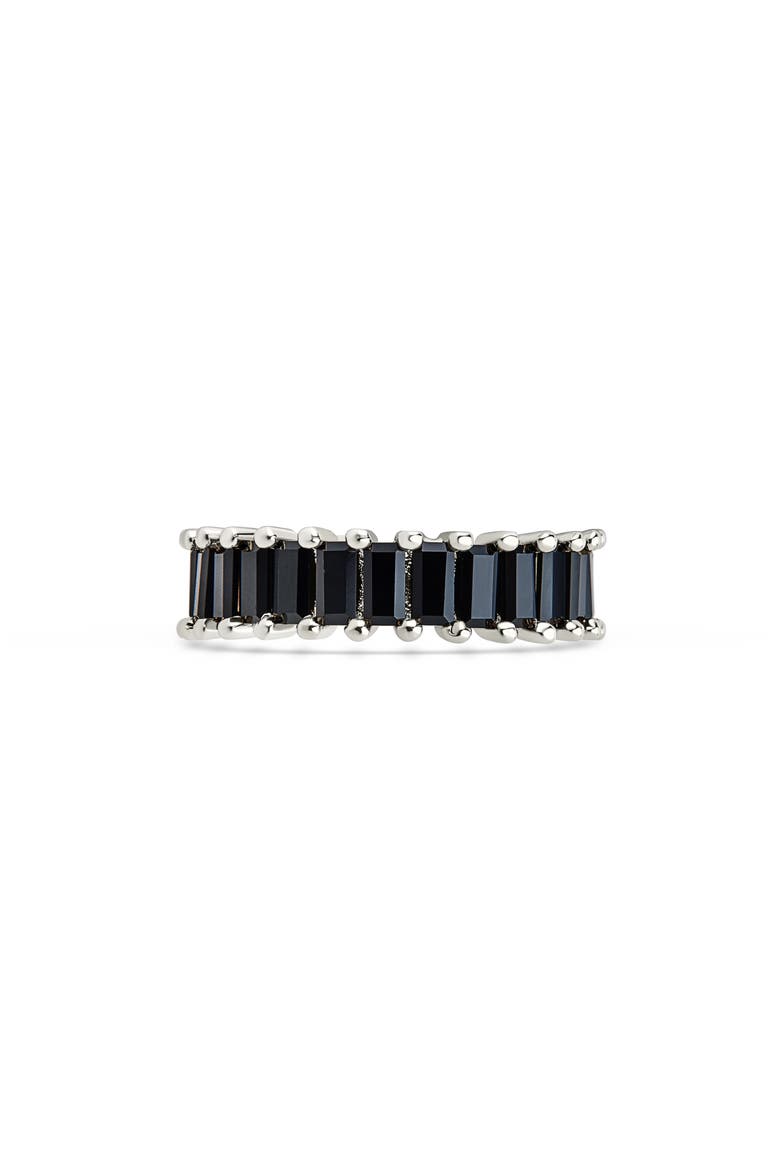 Caroline Rainbow Cubic Zirconia Eternity Ring, Alternate, color, SILVER