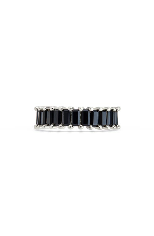 Sterling Forever Caroline Rainbow Cubic Zirconia Eternity Ring