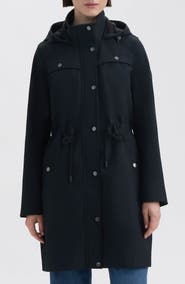 Hunter Kate Water Repellent Hooded Softshell Coat