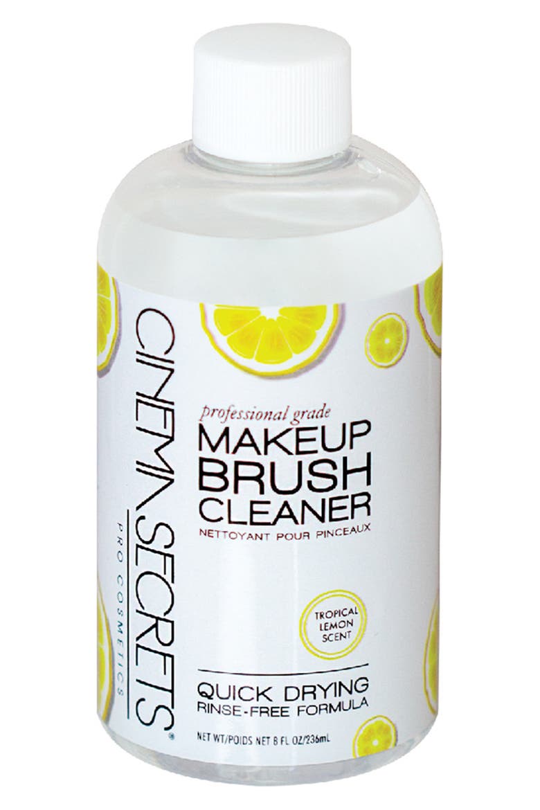 Makeup Brush Cleaner in Lemon, Main, color, LEMON