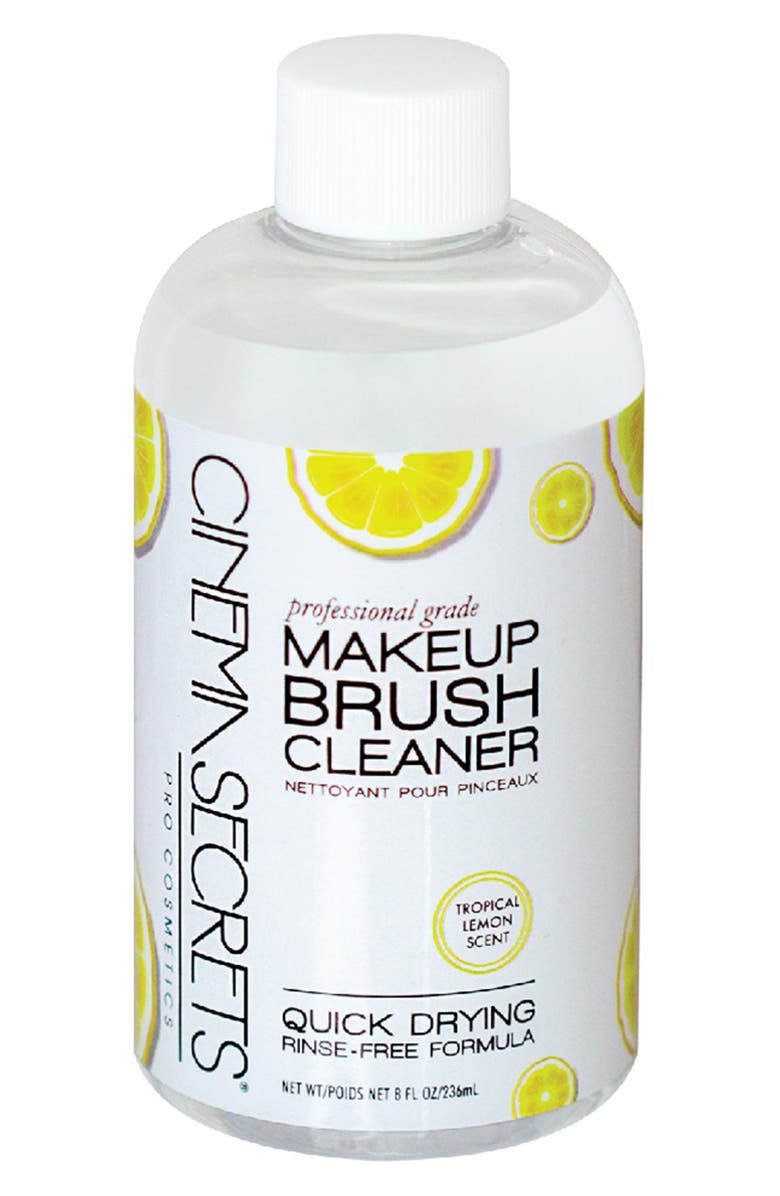 Cinema Secrets Makeup Brush Cleaner in Lemon, Main, color, Lemon