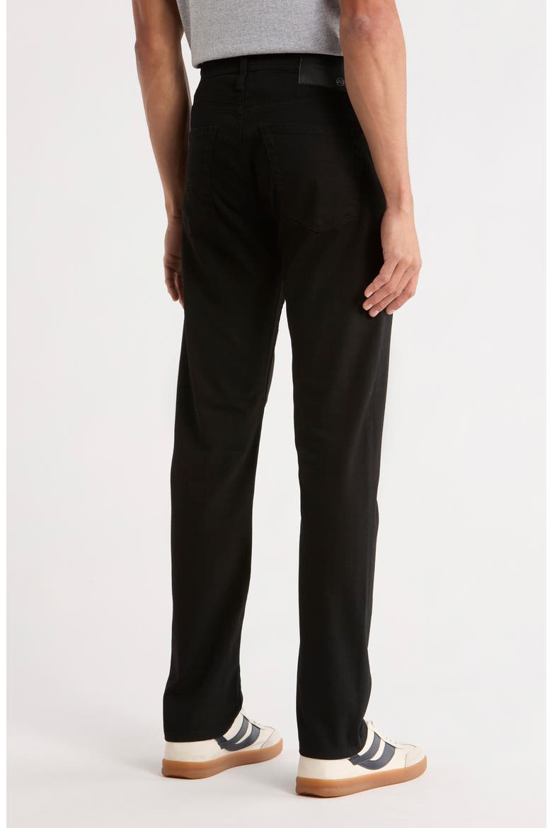 Tellis Modern Slim Fit Plaid Pants, Alternate, color, TRUE BLACK