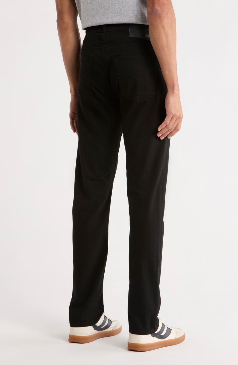 AG Tellis Modern Slim Fit Plaid Pants, Alternate, color, True Black