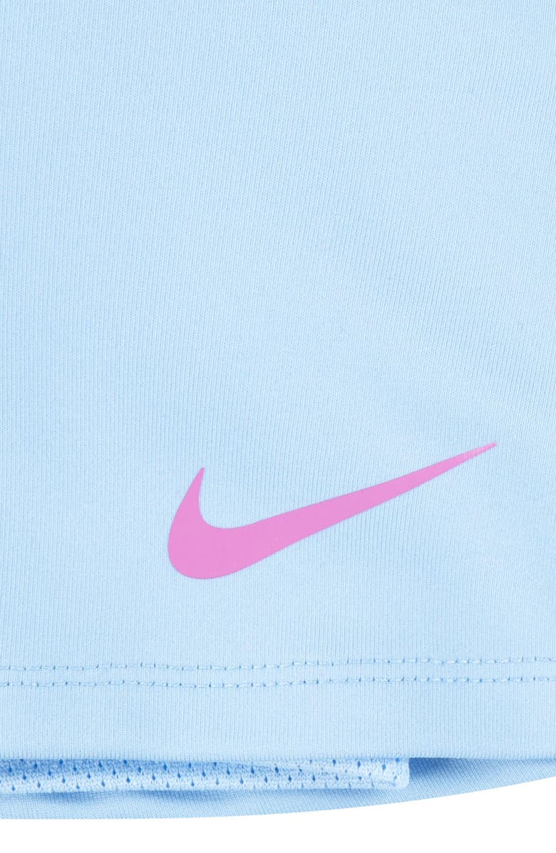 Nike Swoosh T-Shirt & Skort Set, Alternate, color, Aquarius Blue