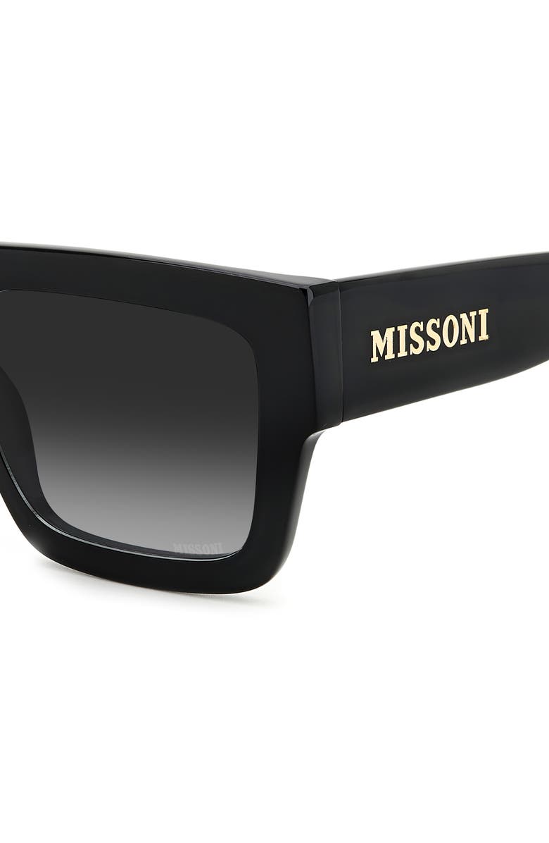 Missoni 53mm Rectangular Sunglasses, Alternate, color, 