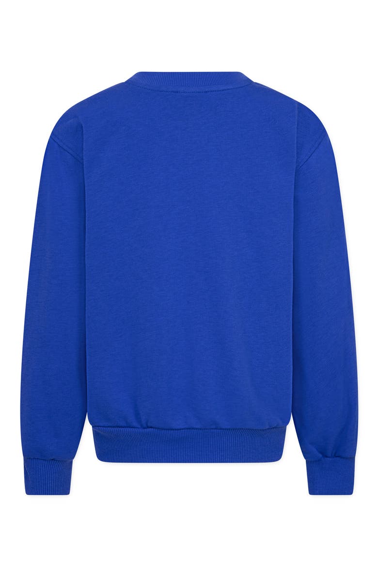 Kids' French Terry Graphic Sweatshirt, Alternate, color, GAME ROYAL