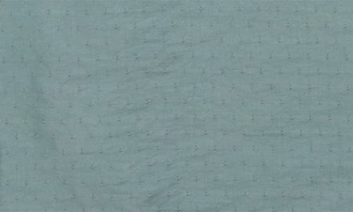 Maniere Manière Dotted Mock Neck Henley In Green