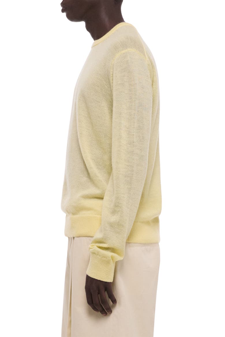 Merino Wool Blend Sweater, Alternate, color, YELLOW