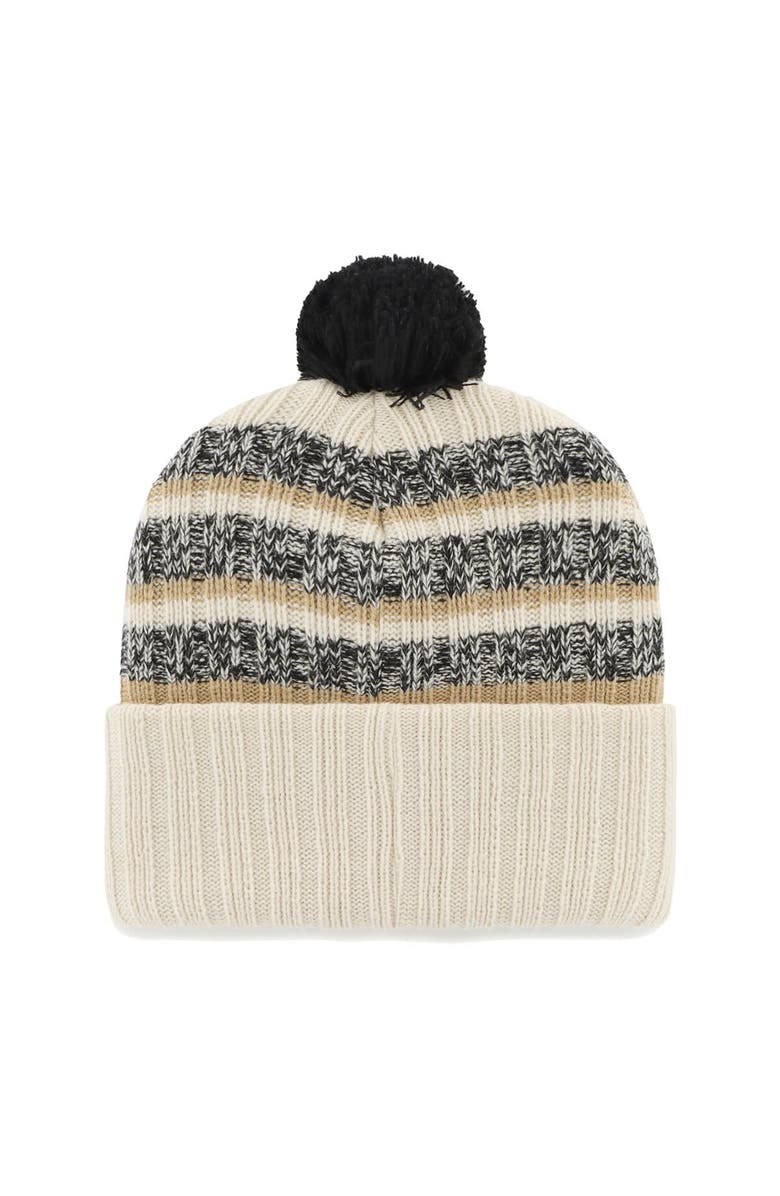 '47 Men's '47 Natural Miami Marlins Tavern Cuffed Knit Hat with Pom, Alternate, color, Natural