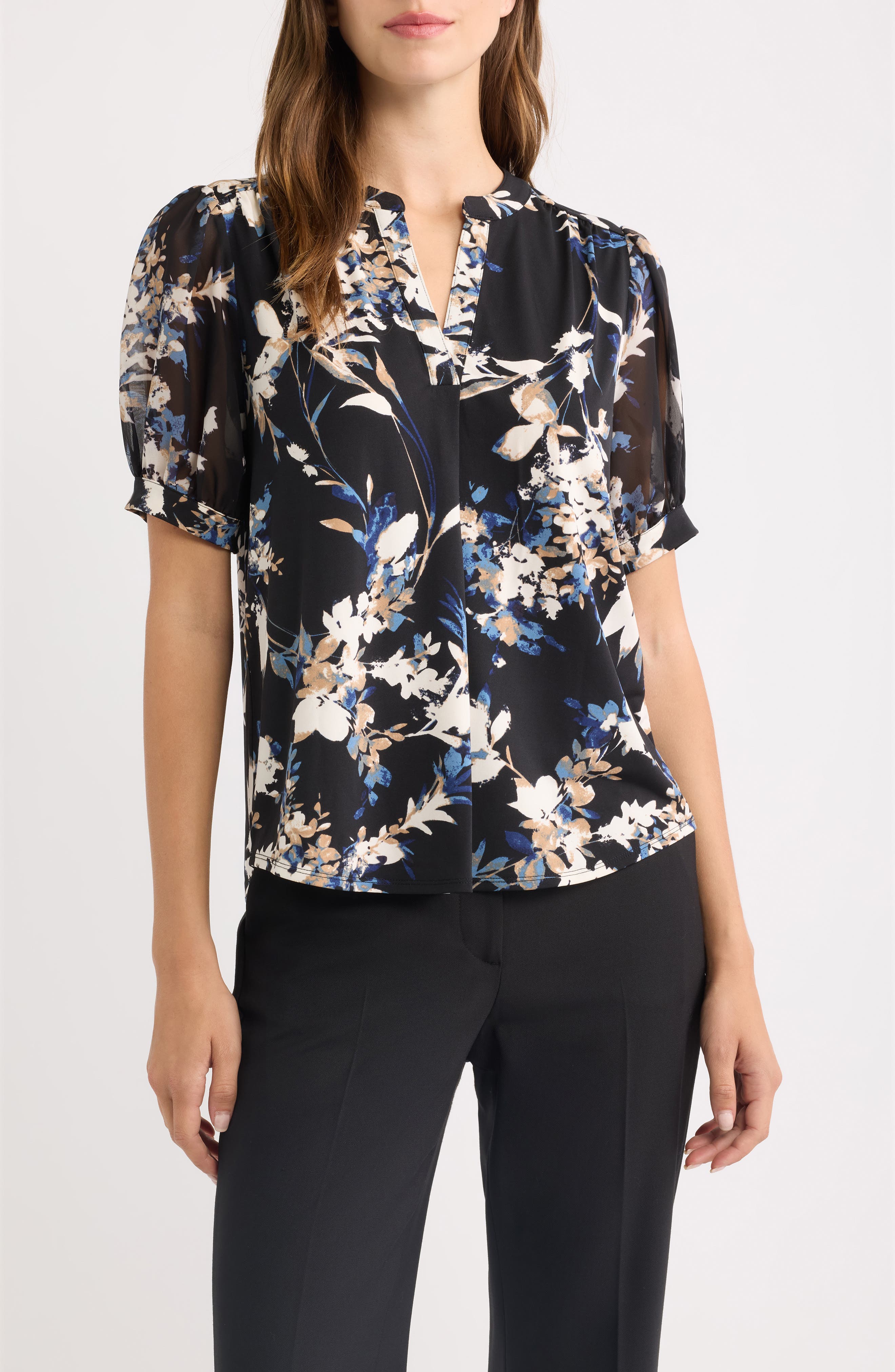 selected ANNE BLACK/ DUTCH BLUE MULTI
