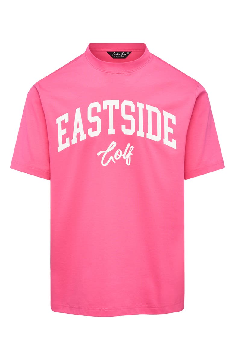 Eastside Golf Circle Graphic T-Shirt, Alternate, color, Pink Cosmos