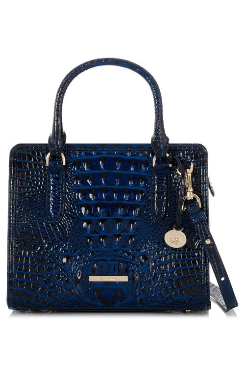 Brahmin Cami Melbourne Leather Satchel In Anchor