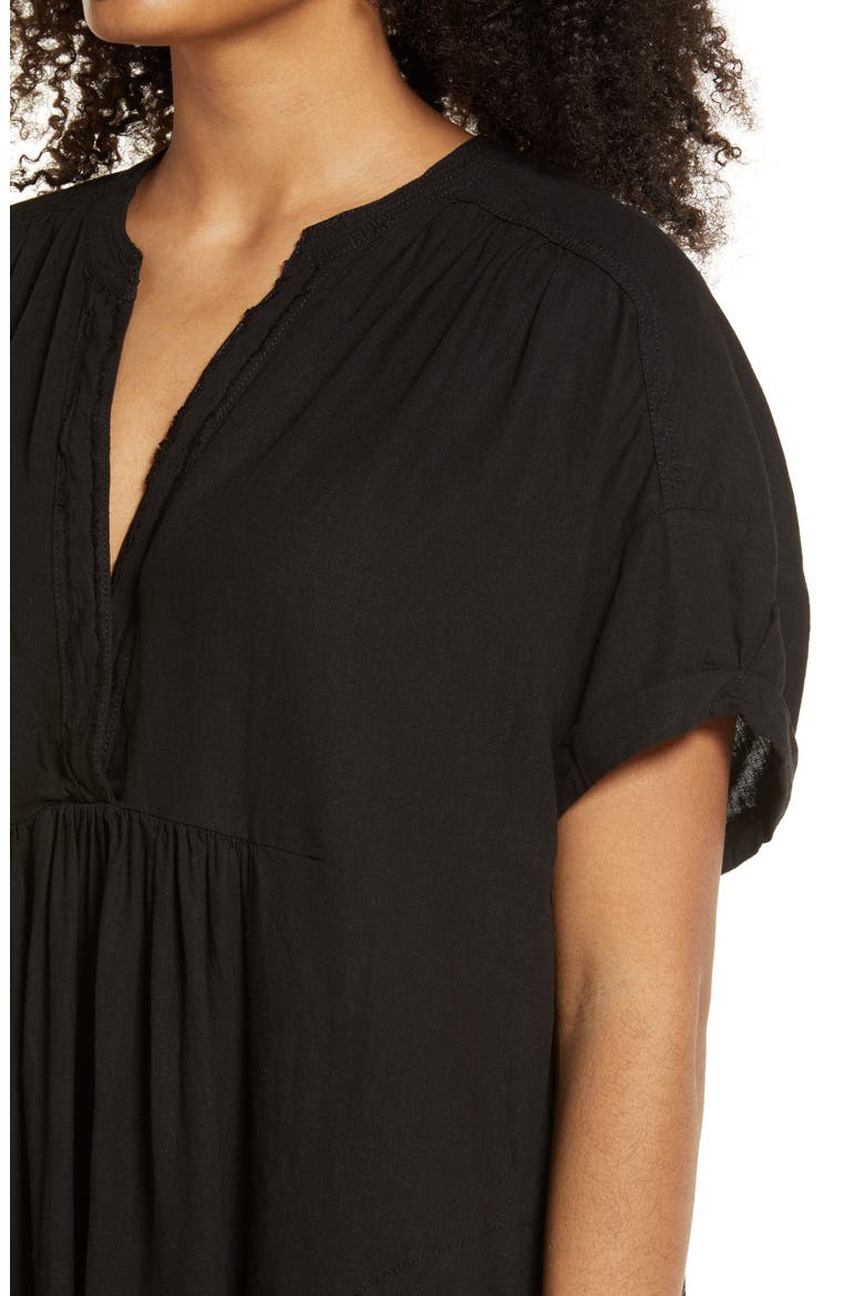 Getaway with Me Tunic Top, Alternate, color, BLACK