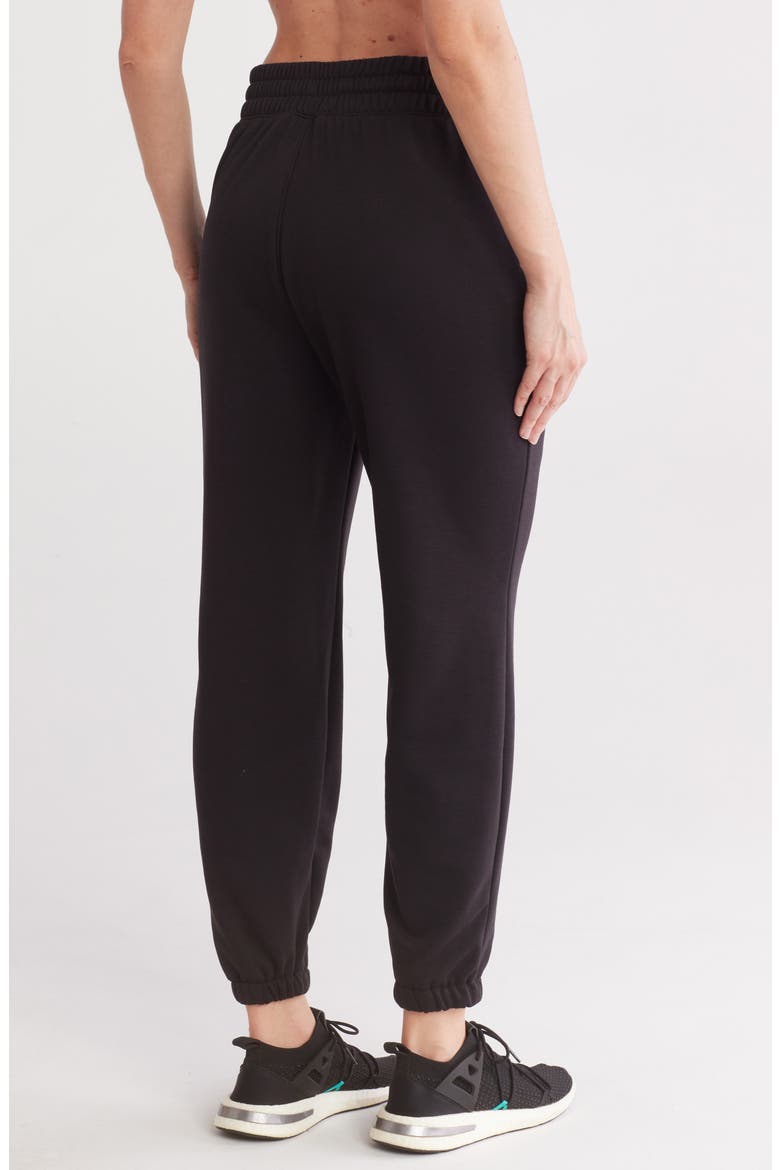 Boston Scuba Knit Fleece Joggers, Alternate, color, BLACK