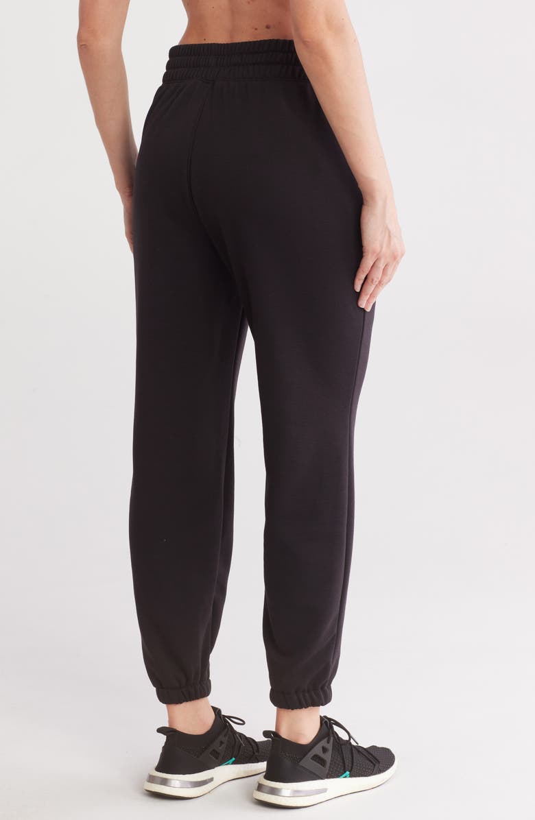 90 DEGREE BY REFLEX Boston Scuba Knit Fleece Joggers, Alternate, color,