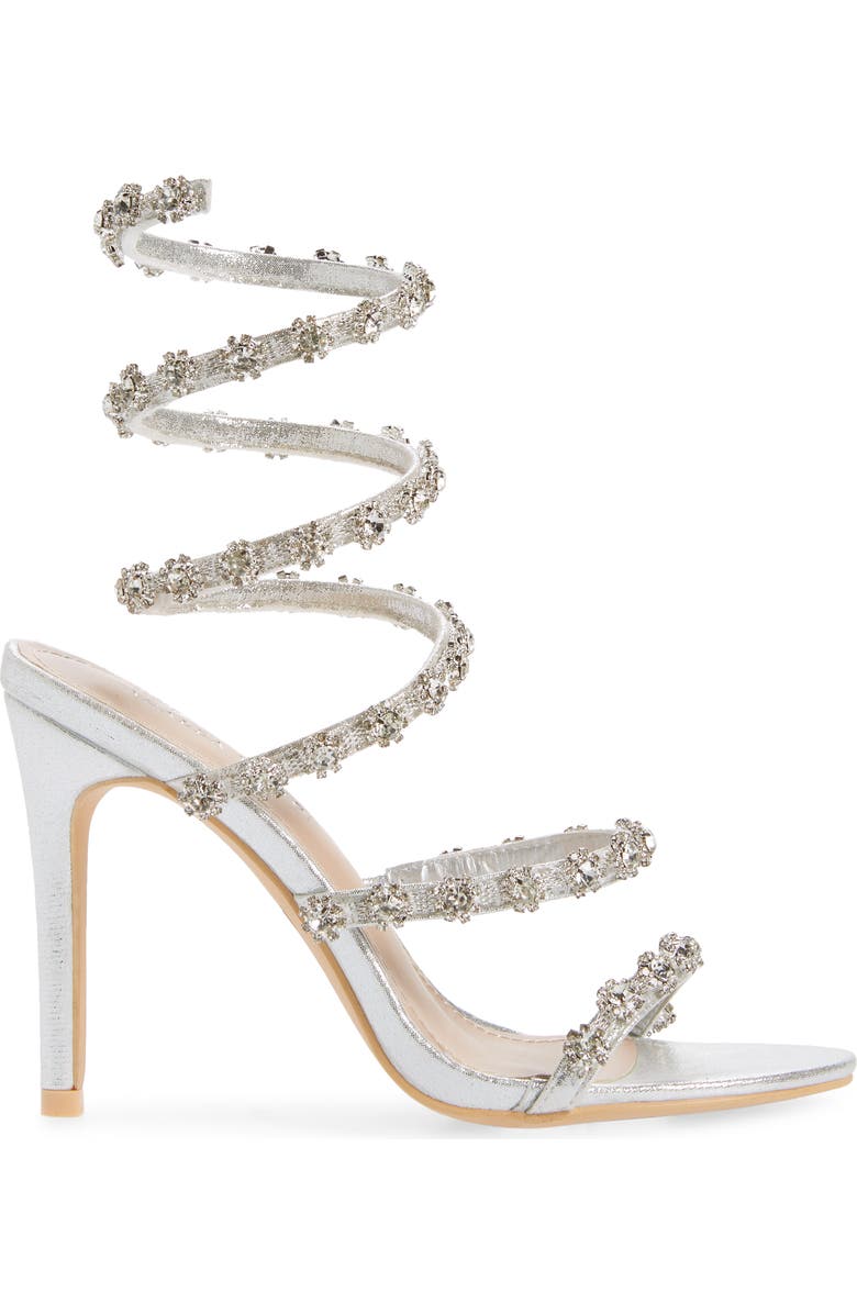 AZALEA WANG Delicacy Ankle Wrap Sandal, Alternate, color,