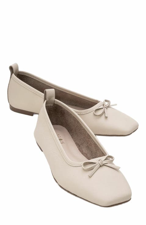 Sosa Leather Ballet Flat