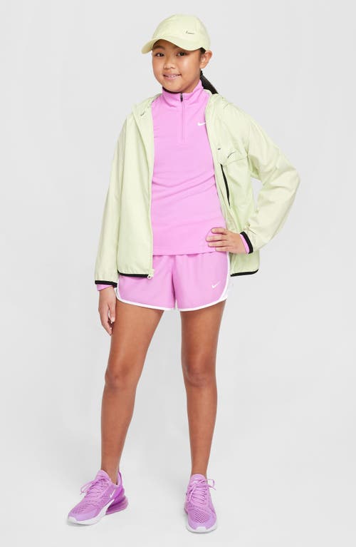 Nike Tempo Big Kids' (girls') Dri-fit Running Shorts In Rush Fuchsia/white/white